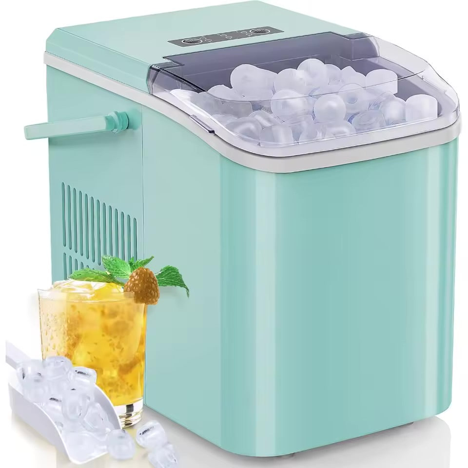 Sweet furniture countertop Ice maker machine, basket handle,9 cubes in 8 min/24hrs